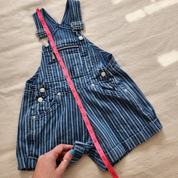 Vintage Striped Bubble Shortalls 3t - Picture 5 of 7